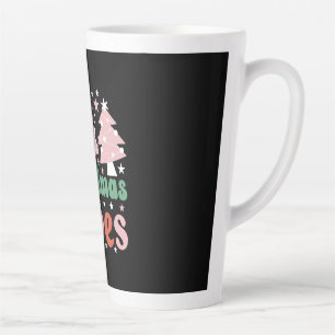 Kerstfeestjes met kerstcadeaus latte mok
