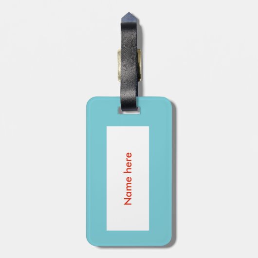 kerstfeestjes op maat bagagelabel (Achterkant verticaal)