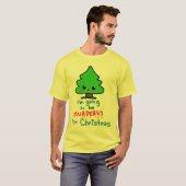kerstfeestjes t-shirt (Voorkant volledig)