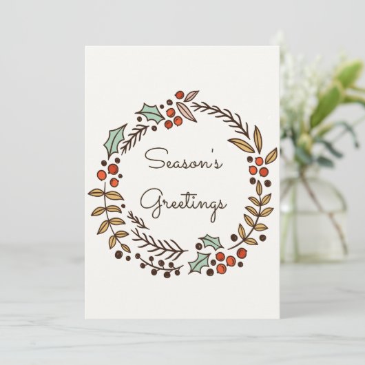 kerstfeestjes van het seizoen (Staand voorkant)