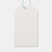 kerstfeestjes van het seizoen cadeaulabel (Achterkant)