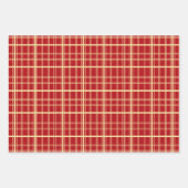 kerstfeestjes voor ontbijtkoek inpakpapier vel (Voorkant 2)