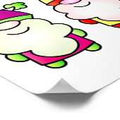 Kerstfeestjes zingen poster (Hoek)