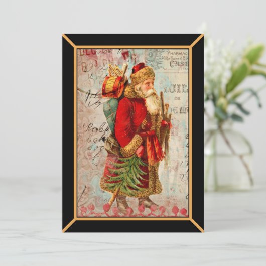  kerstfeestkaart (Staand voorkant)