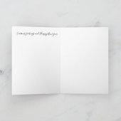 kerstfeestkaart feestdagen kaart (Binnen)