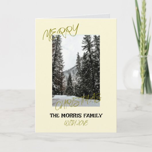 KERSTFEESTKAART FEESTDAGEN KAART (Voorkant)