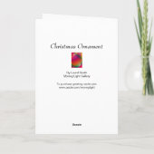 kerstfeestkaart feestdagen kaart (Achterkant)