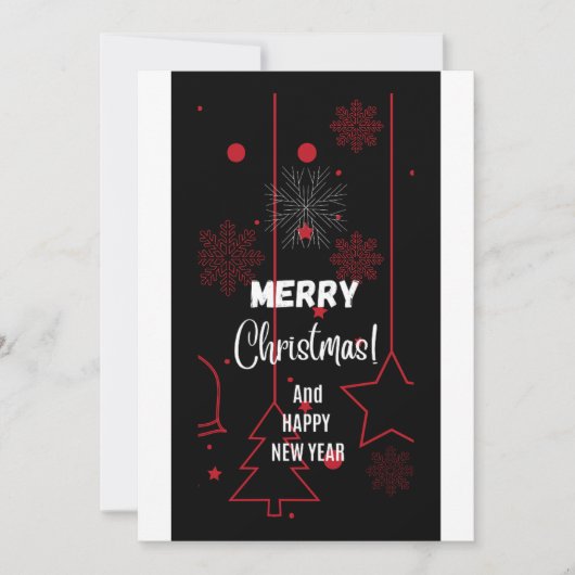 kerstfeestkaart feestdagenkaart (Voorkant)