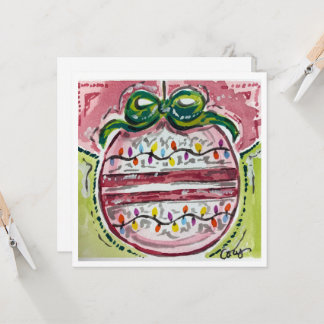 kerstfeestkaart kaart