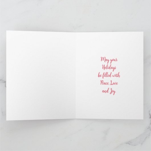  kerstfeestkaart kaart (Binnen)