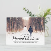 Kerstfeestkaart met kerstfoto's feestdagenkaart (Staand voorkant)