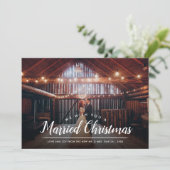 Kerstfeestkaart met kerstfoto's feestdagenkaart (Staand voorkant)