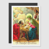 kerstfeestkaart voor de Heilige Familie (Voorkant / Achterkant)