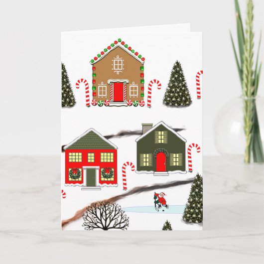 Kerstfeestkaarten Feestdagen Kaart (Voorkant)