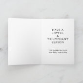 Kerstfeestkaarten Feestdagen Kaart (Binnen)