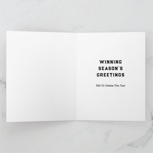 Kerstfeestkaarten Kaart (Binnen)