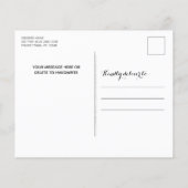 Kerstfeestkaarten van de afdeling Begrotingspoliti (Achterkant)