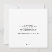 kerstfeestkaarten voor bakkerijen feestdagenkaart (Achterkant)