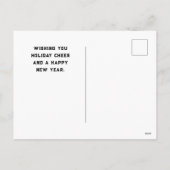 Kerstfeestkaarten voor honkbal feestdagenkaart (Achterkant)