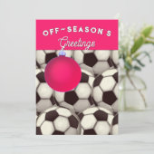 Kerstfeestkaarten voor voetgangers feestdagenkaart (Staand voorkant)