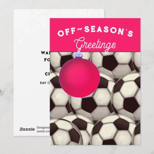 Kerstfeestkaarten voor voetgangers feestdagenkaart (Voorkant / Achterkant)