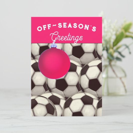 Kerstfeestkaarten voor voetgangers feestdagenkaart (Staand voorkant)