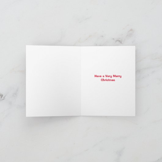 kerstfeestkaartje voor klein Cadeau Feestdagen Kaart (Binnen)