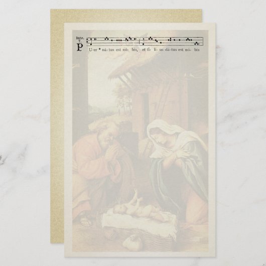 kerstfeestkerij briefpapier (Voorkant / Achterkant)