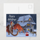 Kerstfeestkerstkerstkerstkerstkerstkerstkerstkerst Briefkaart (Voorkant / Achterkant)