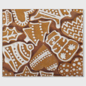 kerstfeestkoekjes cadeaupapier (Vlak)