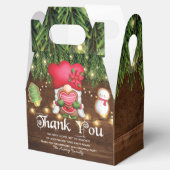 Kerstfeestkoekjes Decoralized Personalized Bedankdoosjes (Geopend)