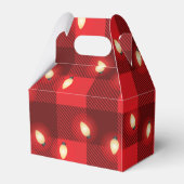 Kerstfeestkoekjes en cacao Dank u Bedankdoosjes (Achterkant)