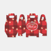 Kerstfeestkoekjes en cacao Dank u Bedankdoosjes (Uitgevouwen)