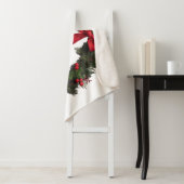 KERSTFEESTKRANS Fleece Dekbed Sherpa Deken (In situ)