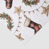KERSTFEESTKRANSEN SOCKEN LICHTEN STERREN TISSUEPAPIER (Detail)