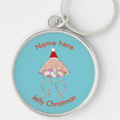 Kerstfeestkwal Aangepaste Sleutelhanger (Voorkant)