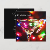 kerstfeestlichten kaart (Voorkant / Achterkant)