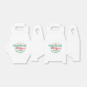 kerstfeestmaal bakkerij voor ontbijtkoek bedankdoosjes (Uitgevouwen)