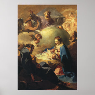kerstfeestmaal Druk door G. Battista Poster