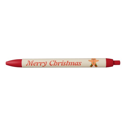 kerstfeestmaal Gingerbrood Aangepaste pen (Voorkant)