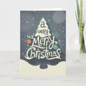  kerstfeestmaal in de stijl van het land feestdagen kaart (Voorkant)