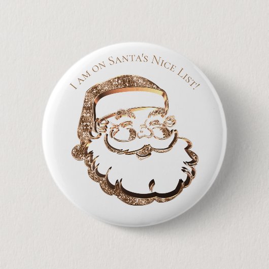 Kerstfeestmaal kerstcadeau voor kerstcadeautjes in ronde button 5,7 cm (Voorkant)