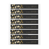 kerstfeestmaal omwikkelbaar adreslabel (Vel)