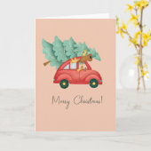 kerstfeestmazen en Kaart (Gele Bloem)