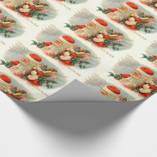 kerstfeestnamerij met kerstfeestdag cadeaupapier (Hoek)