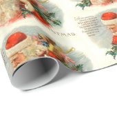 kerstfeestnamerij met kerstfeestdag cadeaupapier (Rol Hoek)