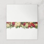 kerstfeestnummer plaatskaartje (Buitenkant ongevouwen)