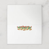 kerstfeestnummer plaatskaartje (Buitenkant ongevouwen)