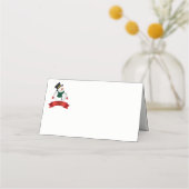 kerstfeestnummer plaatskaartje (Voorkant)