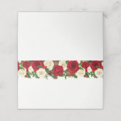 kerstfeestnummer plaatskaartje (Buitenkant ongevouwen)